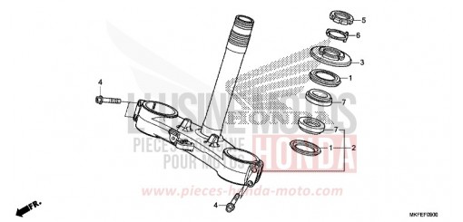 STEERING STEM CBR1000S1K de 2019